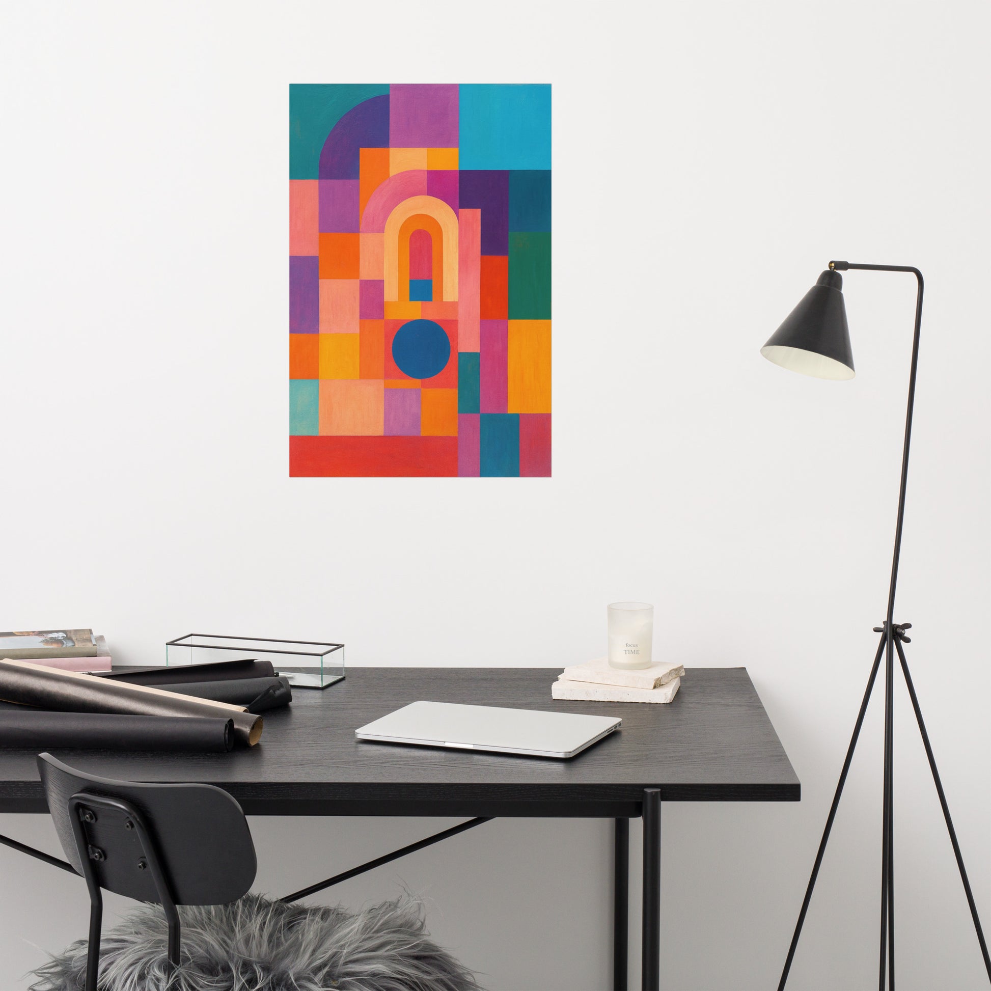 Echoes of Color and Light Poster Wall Art -RKM Inspiration - 94431928