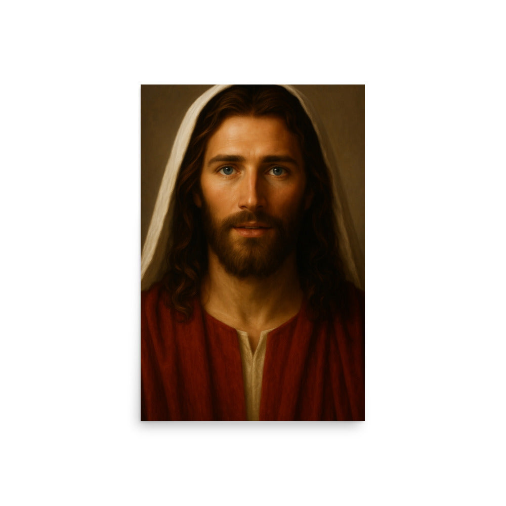 Christ in Red - Wall Art Poster - RKM Inspiration  - 98225858