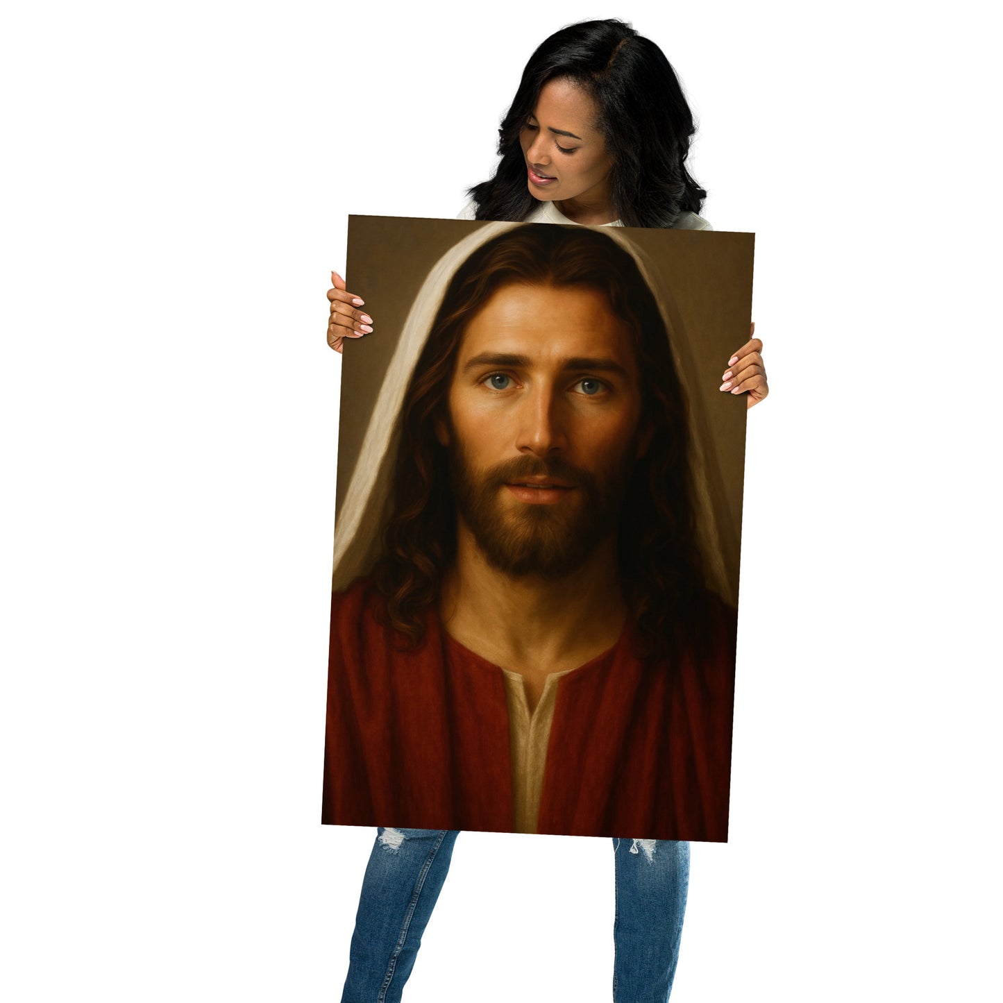 Christ in Red - Wall Art Poster - RKM Inspiration  - 32793821
