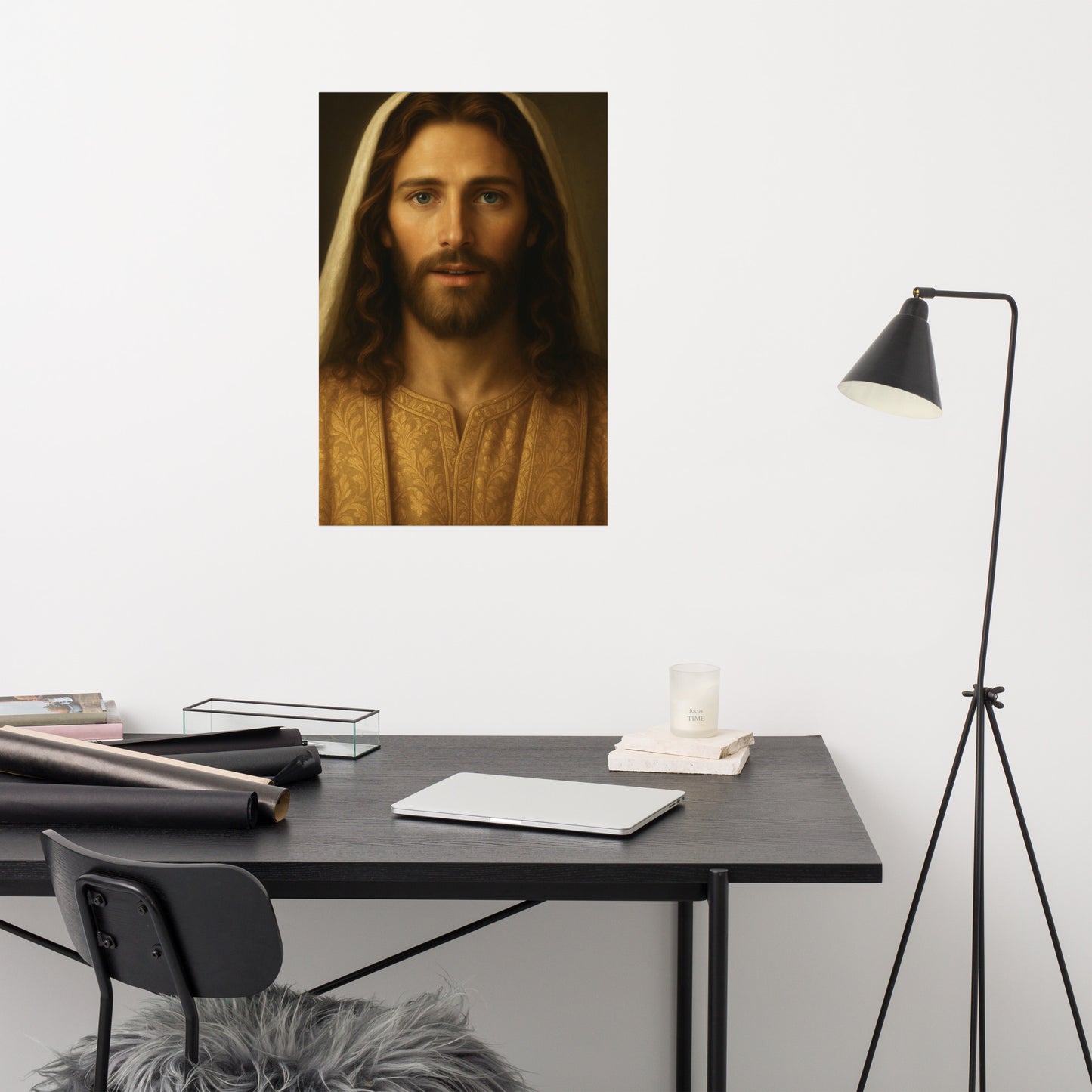 Christ in Gold - Wall Art Poster - RKM Inspiration  - 25884377