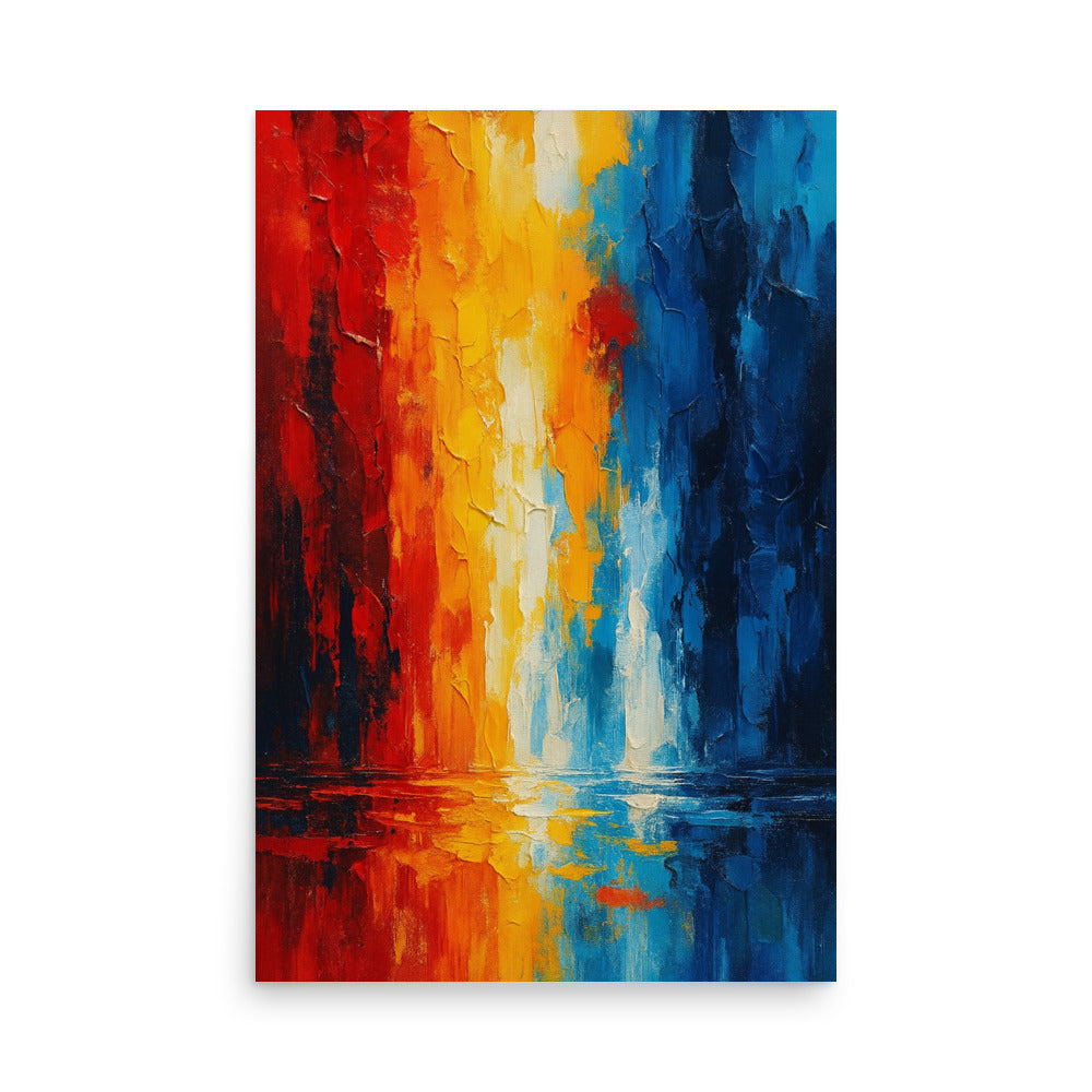 Echoes of Autumn Reflections Poster Wall Art -RKM Inspiration - 44349557