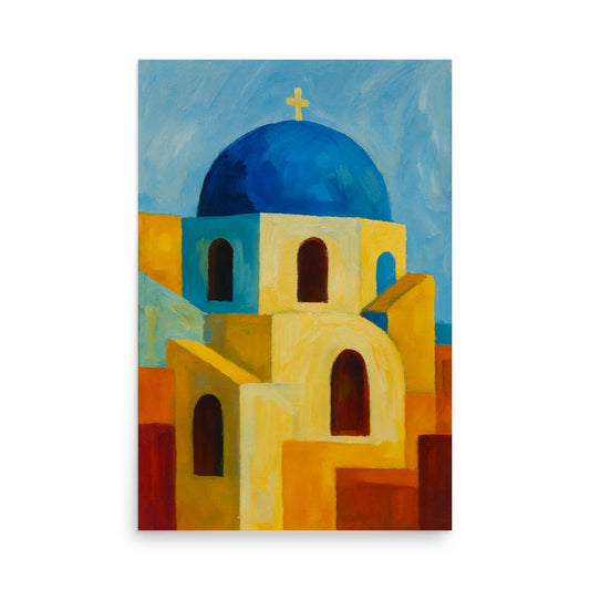 Echoes of Santorini Poster Wall Art -RKM Inspiration - 89175402
