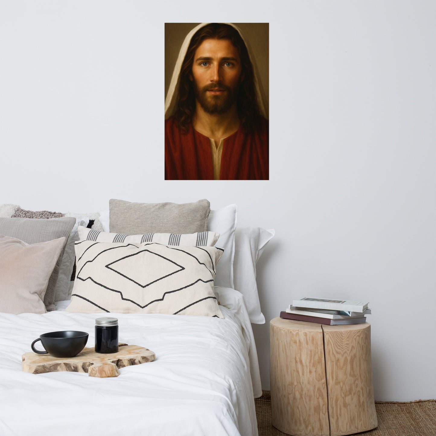 Christ in Red - Wall Art Poster - RKM Inspiration  - 72545292