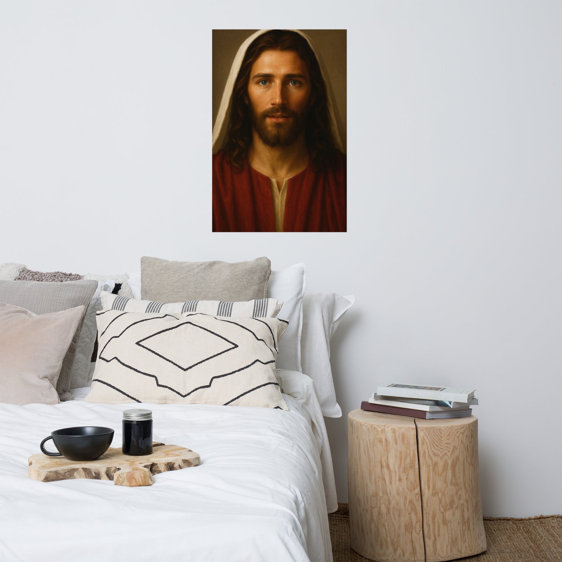 Christ in Red - Wall Art Poster - RKM Inspiration  - 72545292