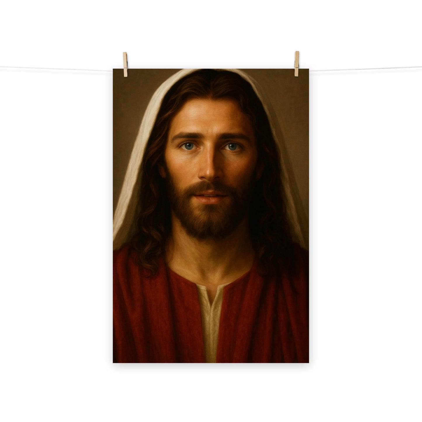 Christ in Red - Wall Art Poster - RKM Inspiration  - 95174898