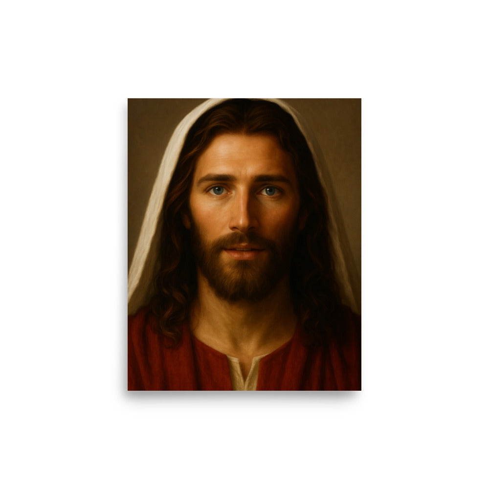 Christ in Red - Wall Art Poster - RKM Inspiration  - 78545222