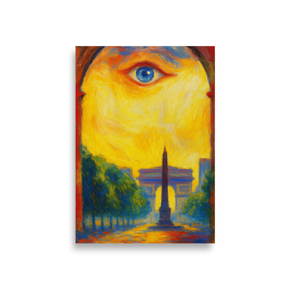 The Eye of Paris - Wall Art Poster - RKM Inspiration  - 12808836