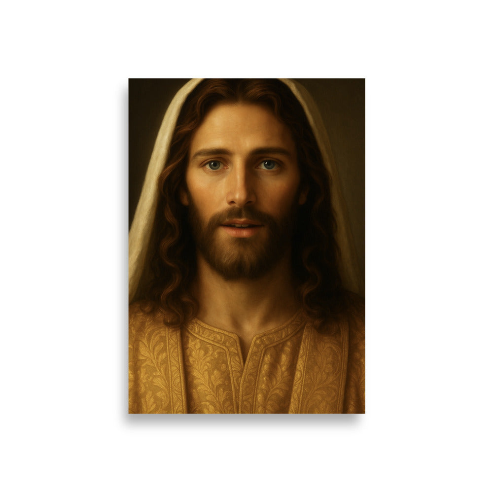 Christ in Gold - Wall Art Poster - RKM Inspiration  - 15379245
