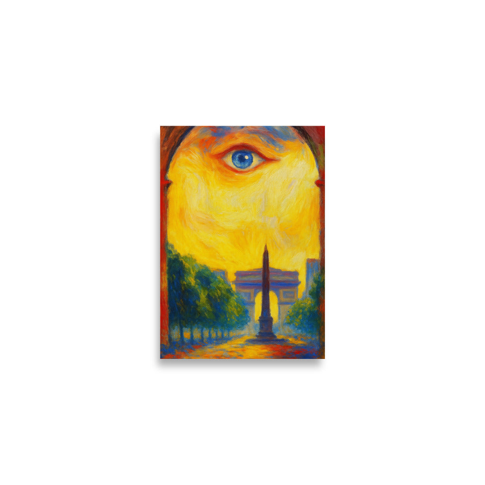 The Eye of Paris - Wall Art Poster - RKM Inspiration  - 23206383