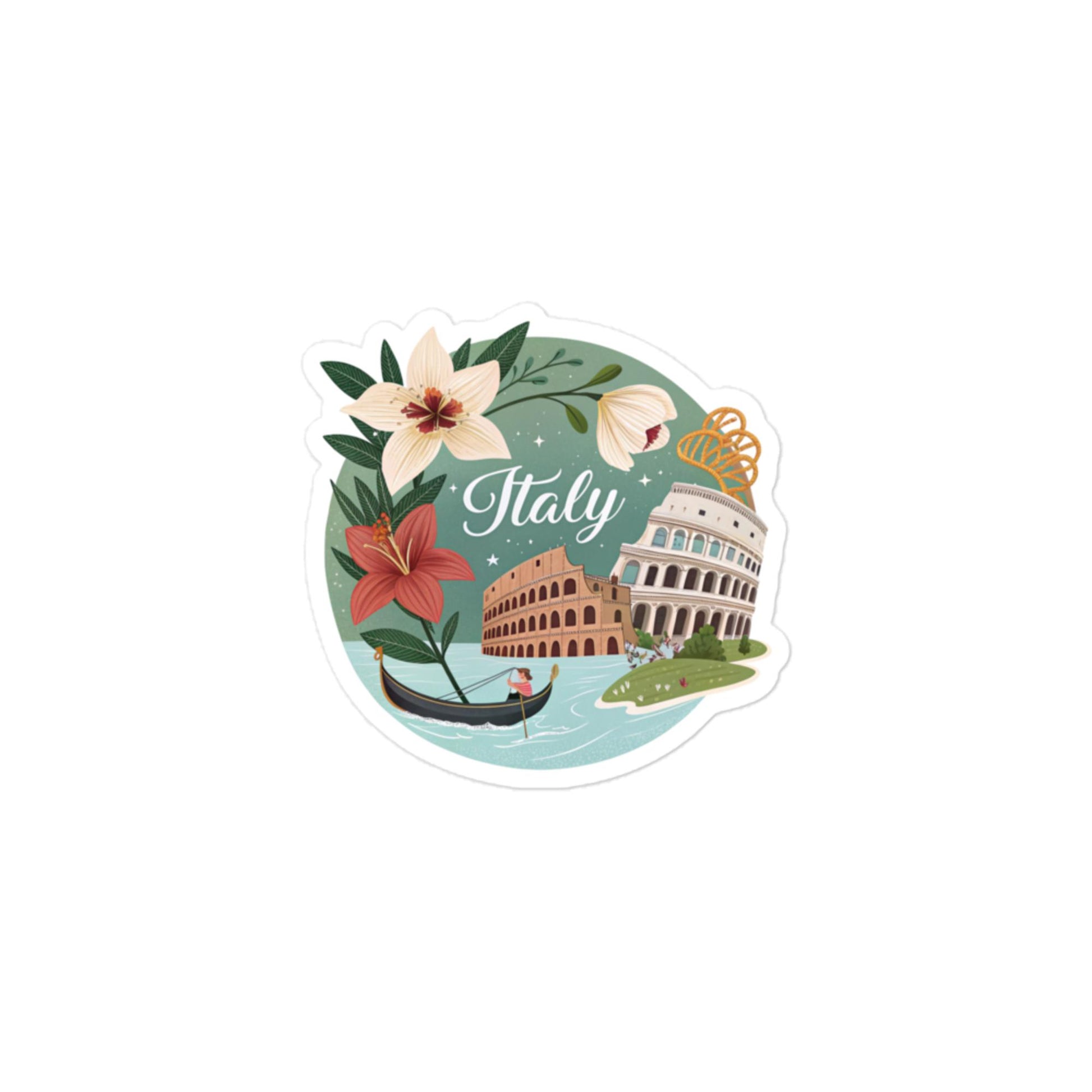 Durable Italy Car Sticker - Bubble-Free, Custom Printed & Eco-Friendly -RKM Inspiration - 13407865