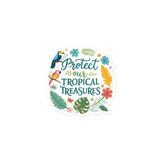 Protect Tropical Treasures - Car sticker -RKM Inspiration - 3702612