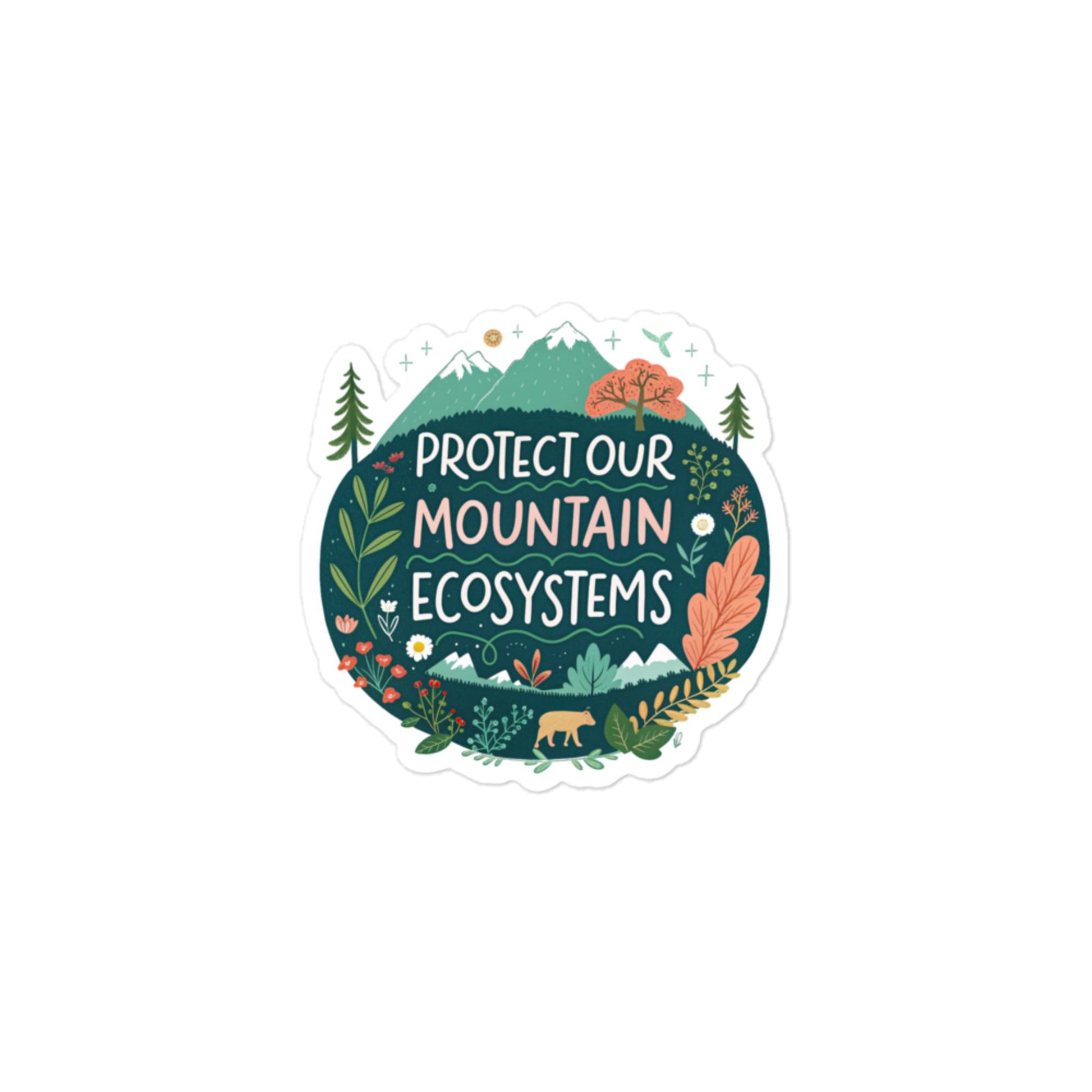 Protect Our Mountains - Car sticker -RKM Inspiration - 15391178