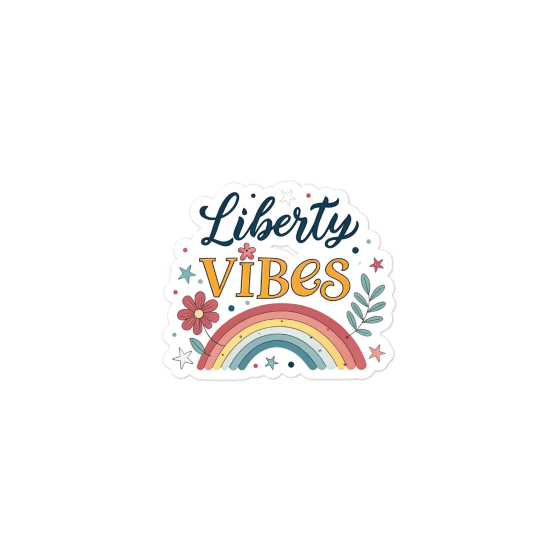 Liberty Vibes Car Sticker - Durable, Bubble-Free Vinyl Adhesive -RKM Inspiration - 33736789