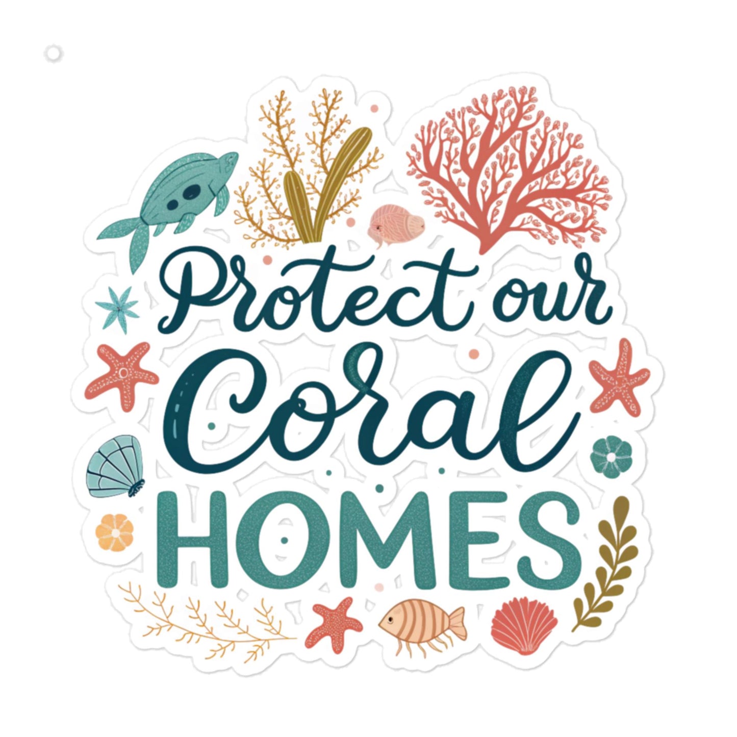 Protect Our Coral Home - Car sticker -RKM Inspiration - 82030941
