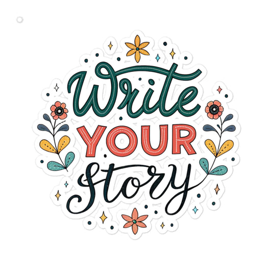 Write Your Story - Car sticker
