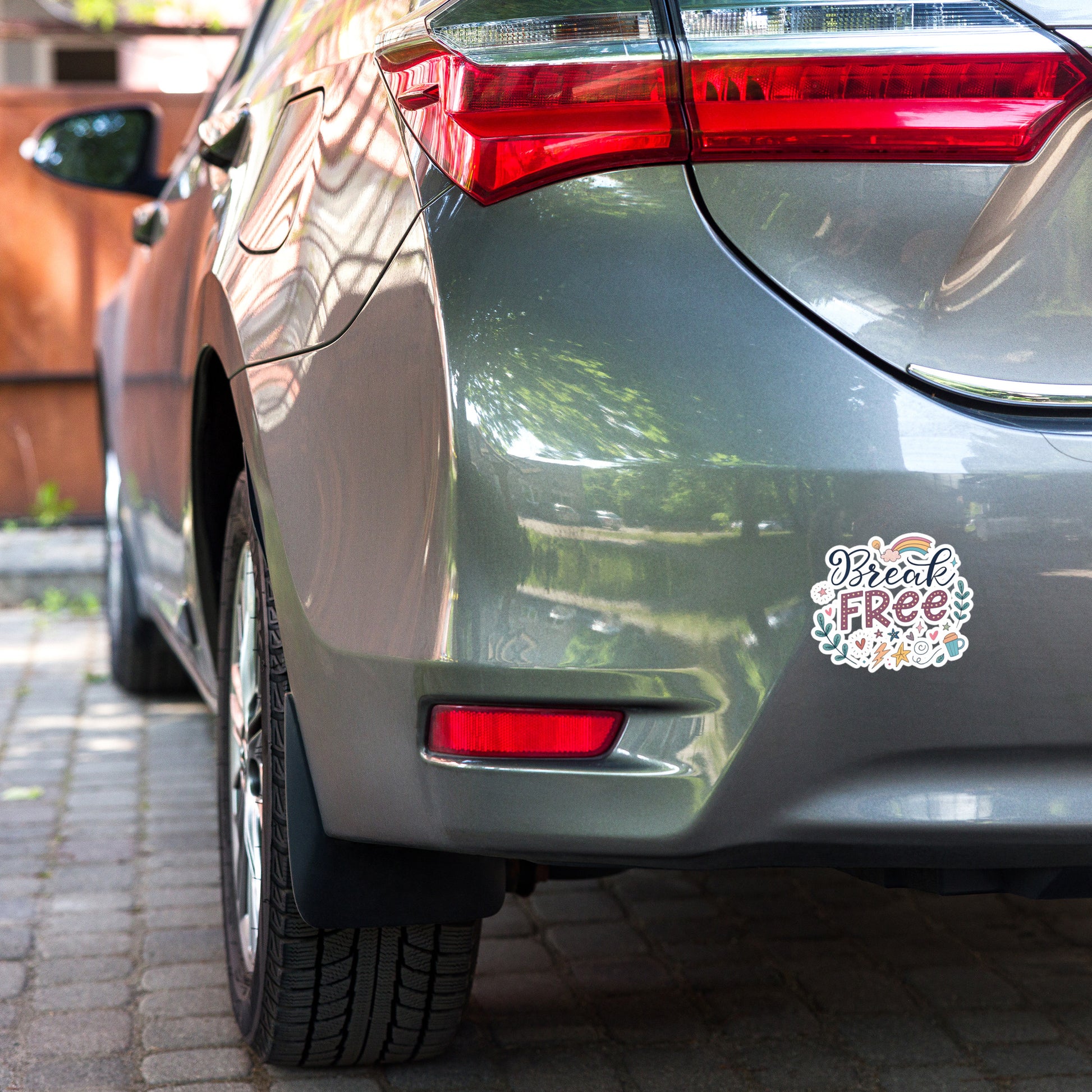 Break Free Car Sticker: Durable, Bubble-Free Vinyl for Easy -RKM Inspiration - 54281132