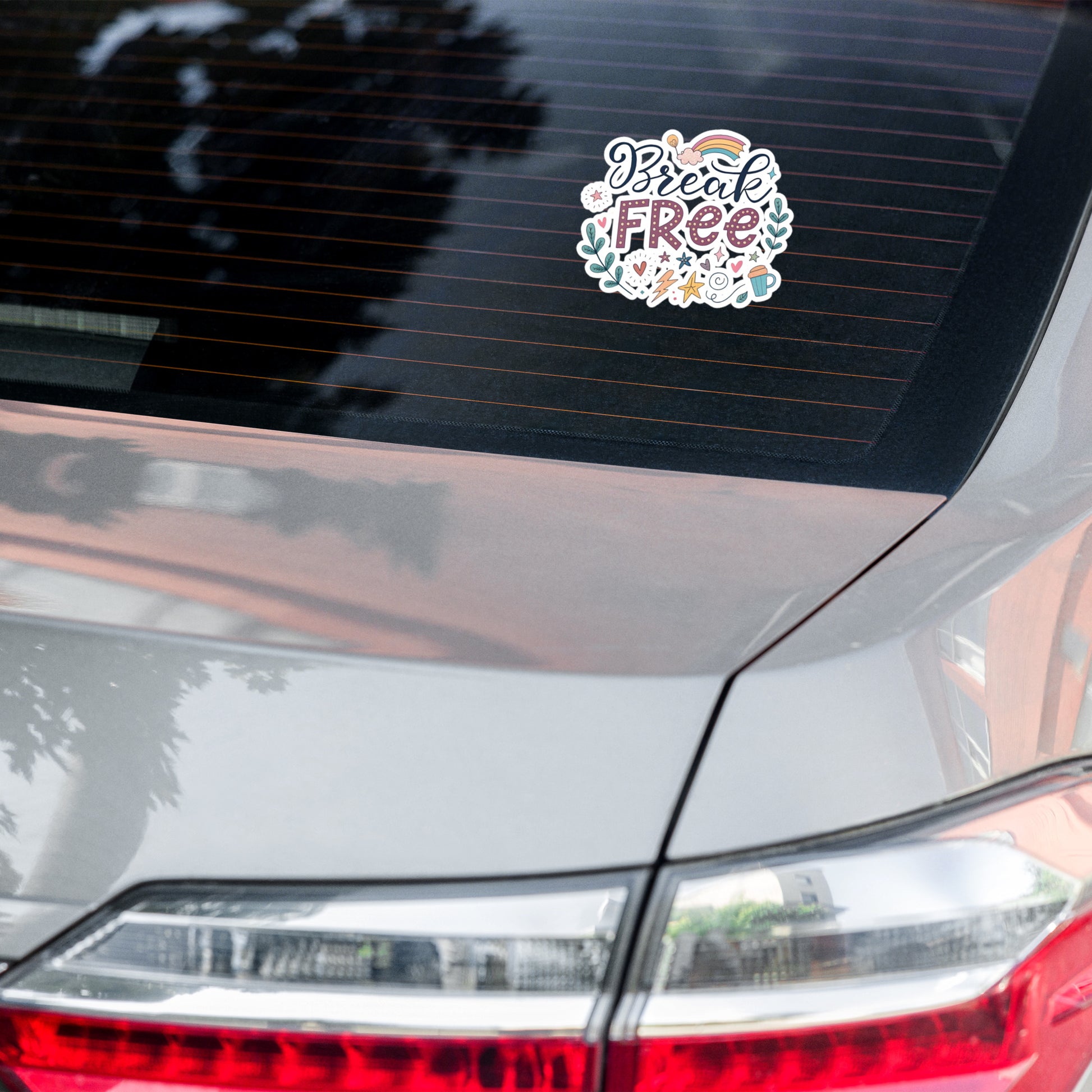 Break Free Car Sticker: Durable, Bubble-Free Vinyl for Easy -RKM Inspiration - 30721777
