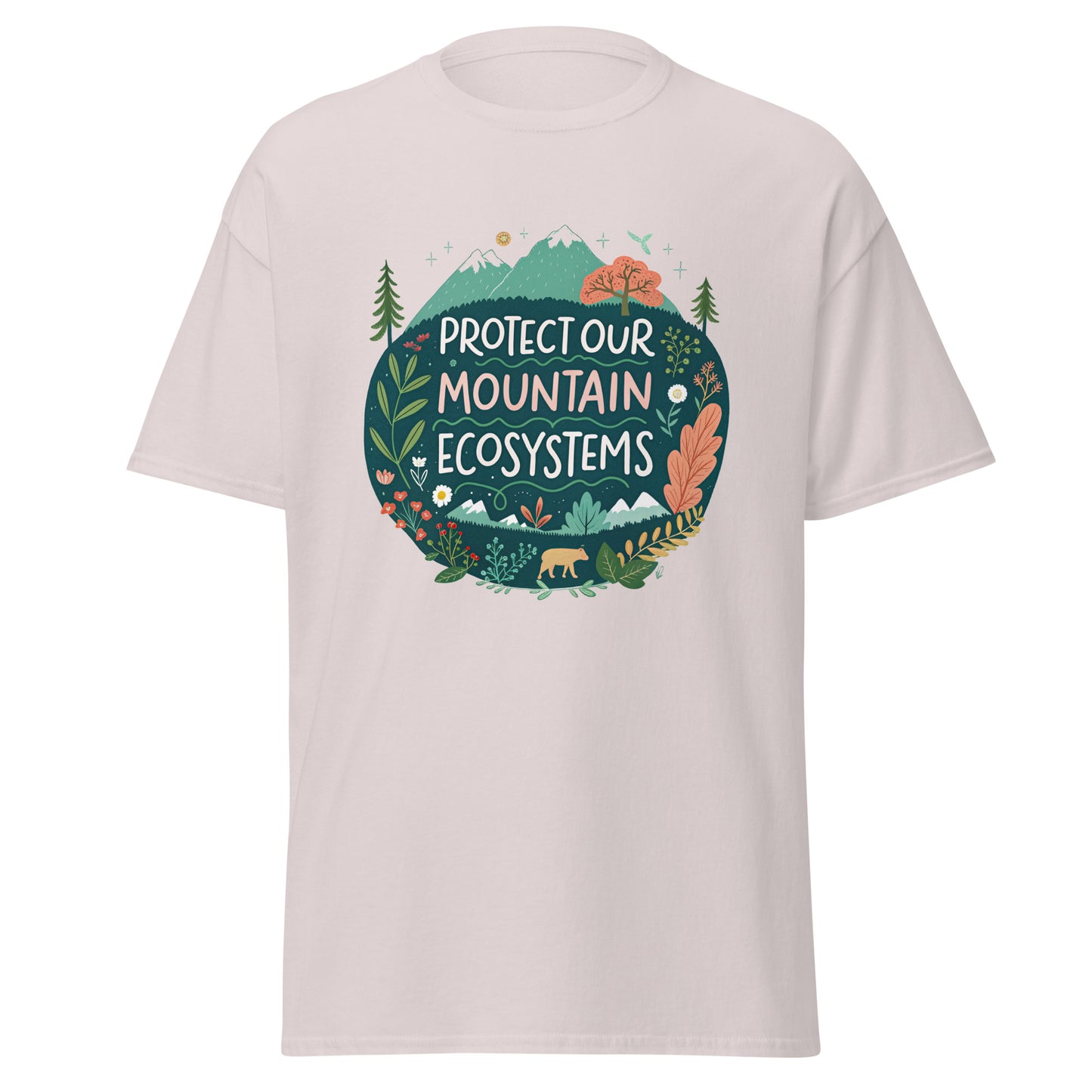 Protect Our Mountains tee with print -RKM Inspiration - 55430901