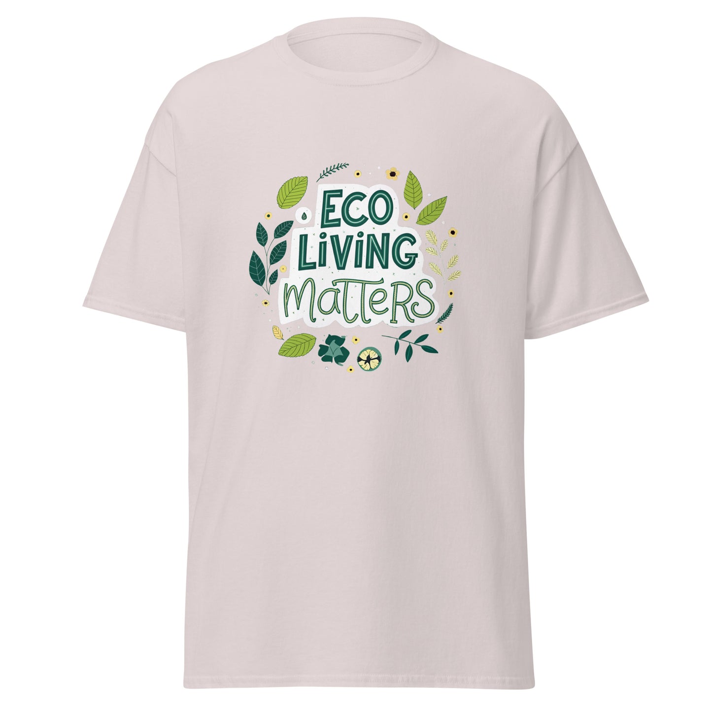 Eco Living Matters Tee with Print -RKM Inspiration - 80563607