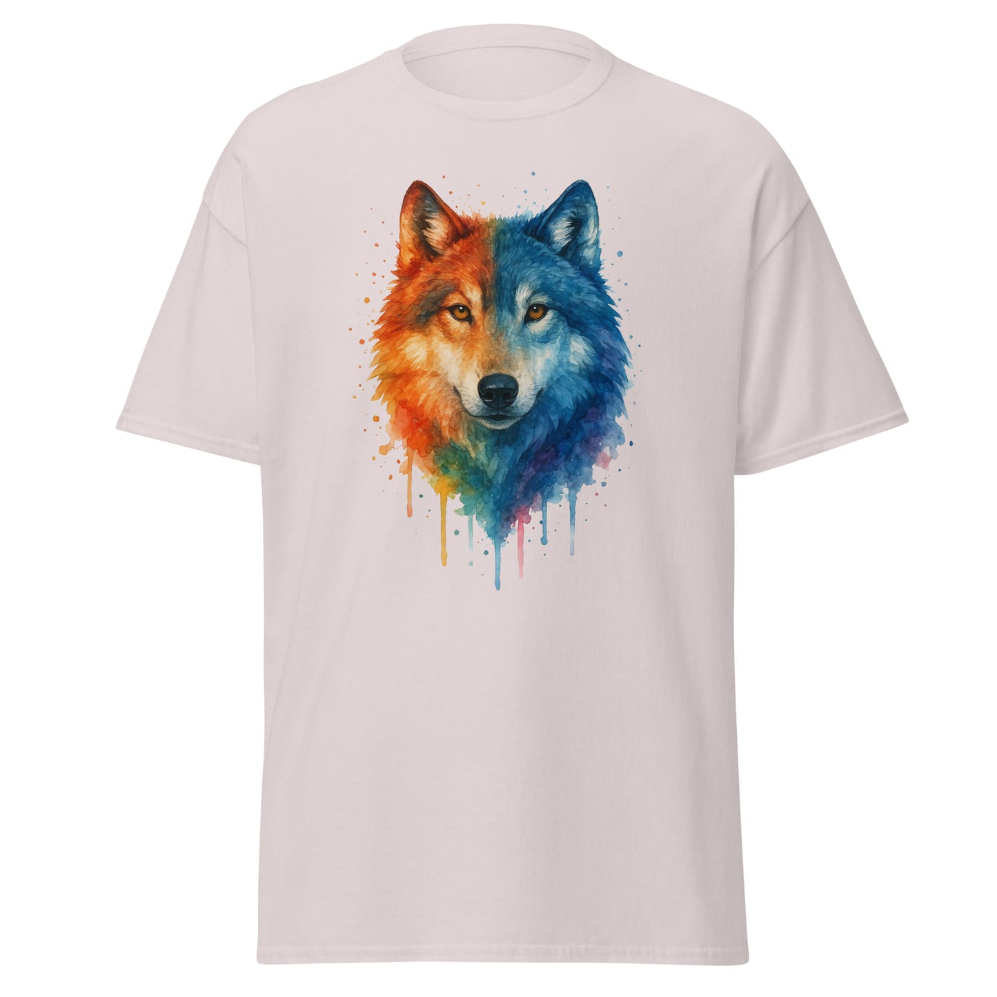 Wolf Unisex Tee - Trendy Cotton Shirt for Streetwear Style -RKM Inspiration - 83012464