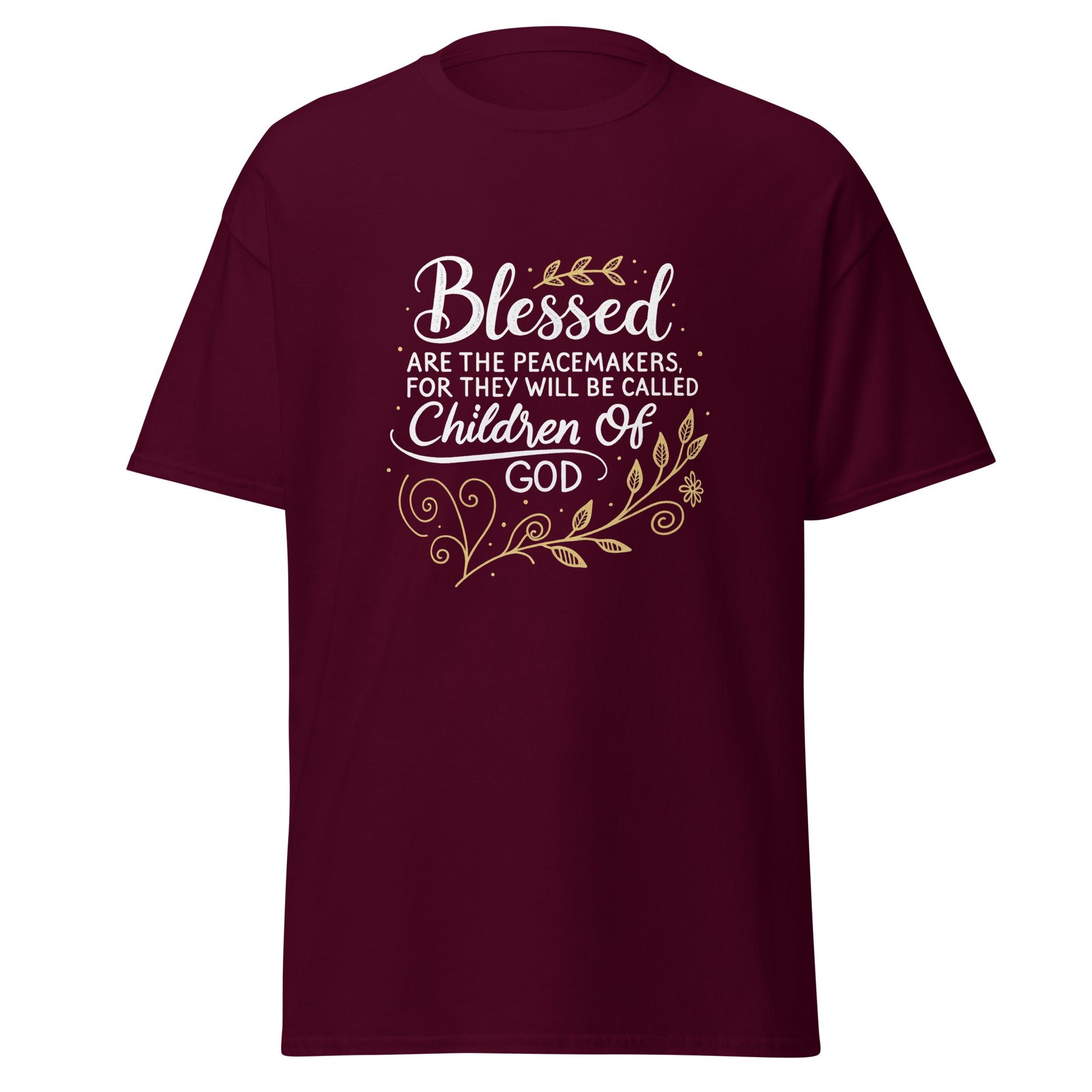 Christian Inspirational T-Shirt - Blessed are The Peacemakers -RKM Inspiration - 15596211