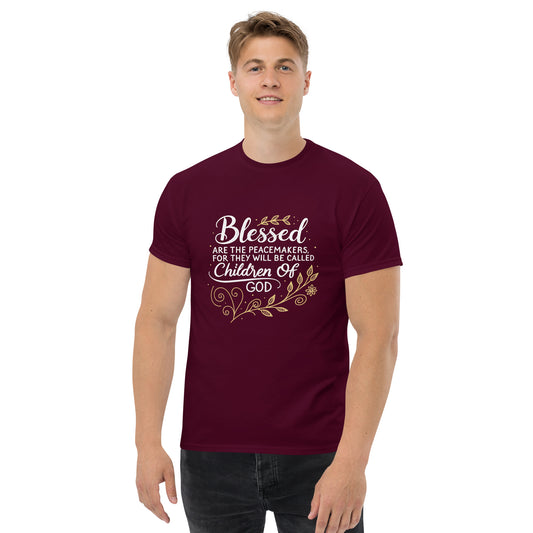 Christian Inspirational T-Shirt - Blessed are The Peacemakers -RKM Inspiration - 55739126