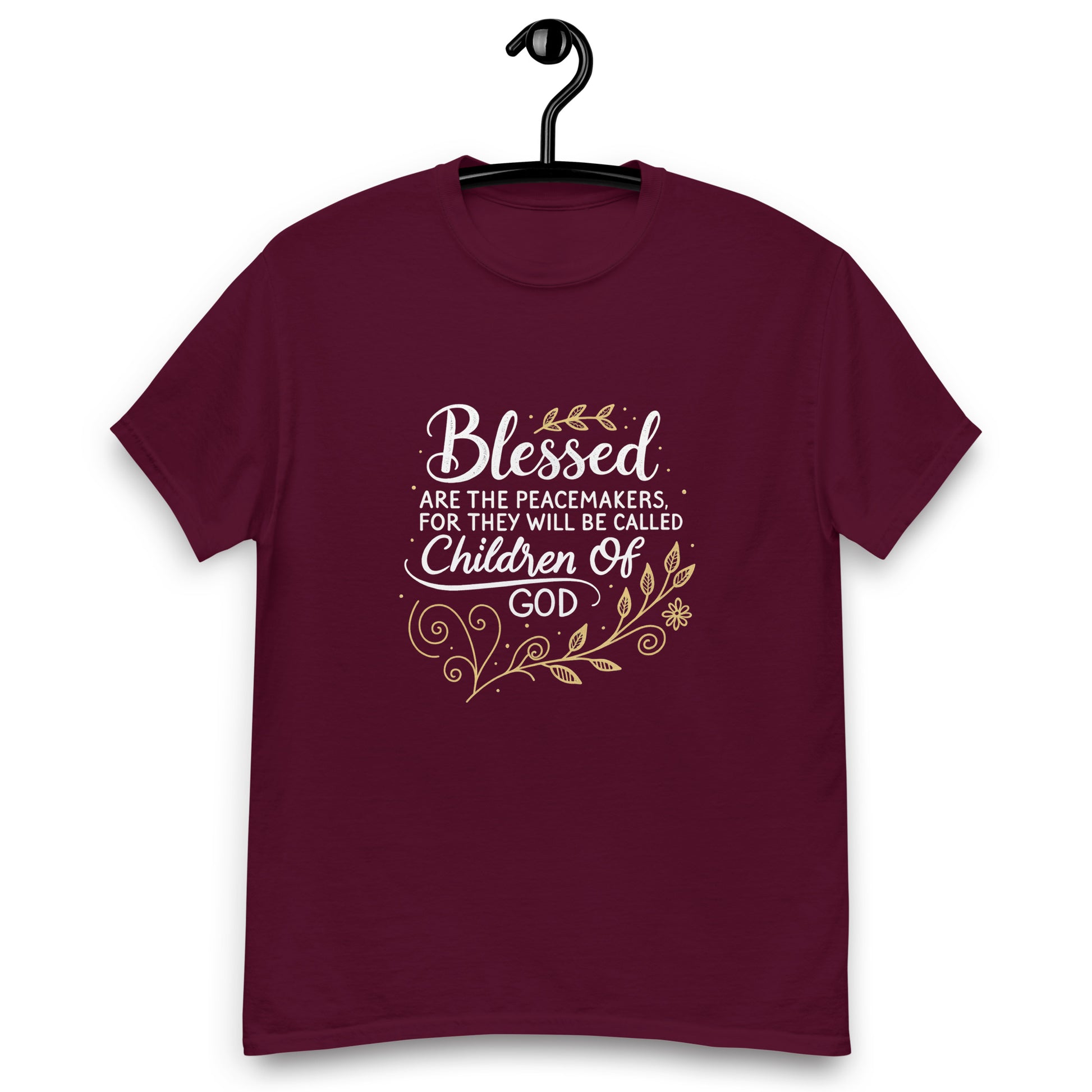 Christian Inspirational T-Shirt - Blessed are The Peacemakers -RKM Inspiration - 32608526