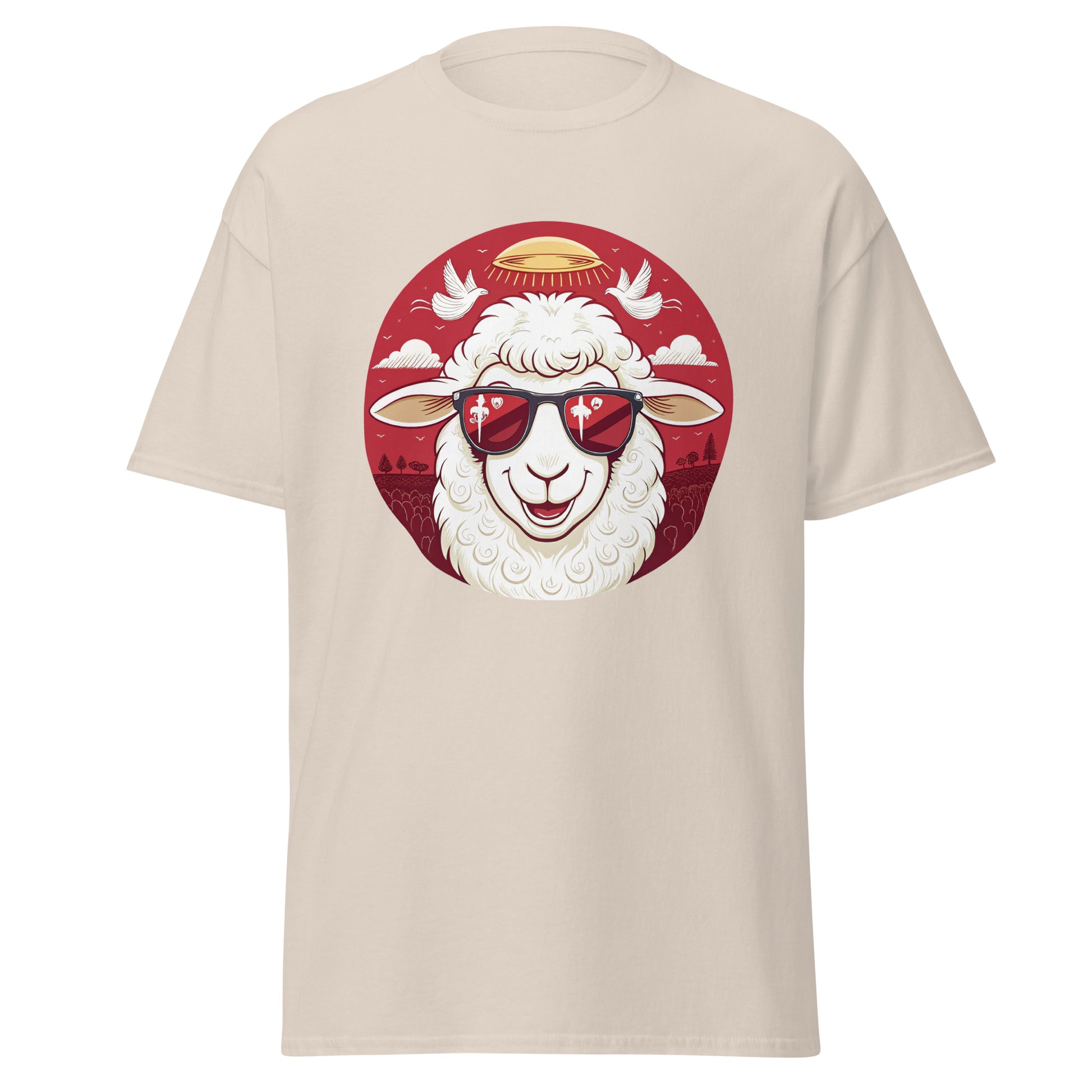 Christian Inspirational T-Shirt - Angelic Army Lamb -RKM Inspiration - 22051783