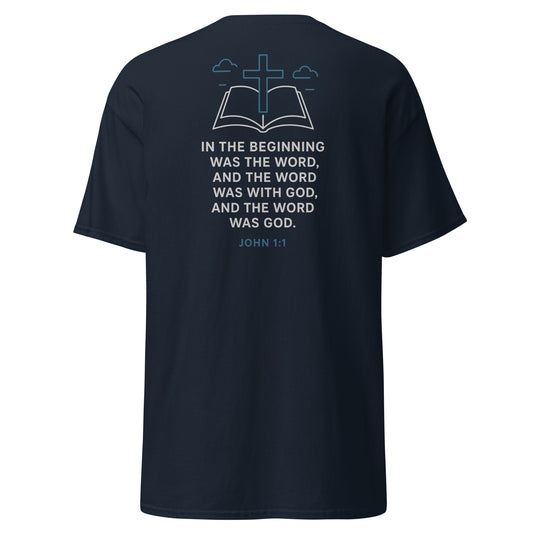 Gospel of John 1:1 - Unisex classic tee - RKM Inspiration  - 97552507