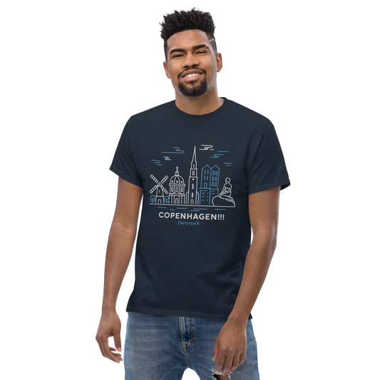 Copenhagen - Unisex classic tee with print -RKM Inspiration - 2140738