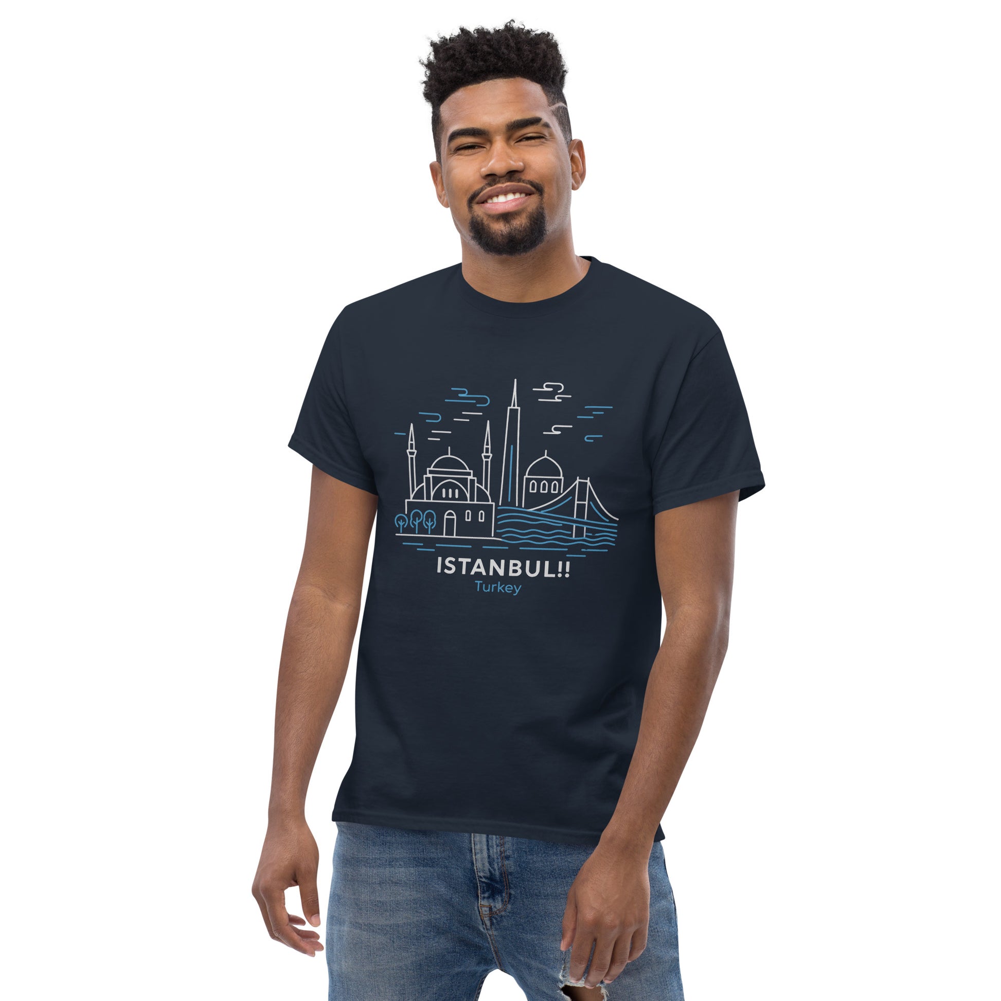 Istanbul - Unisex classic tee with print -RKM Inspiration - 48513107