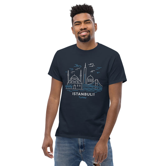 Istanbul - Unisex classic tee with print -RKM Inspiration - 48513107