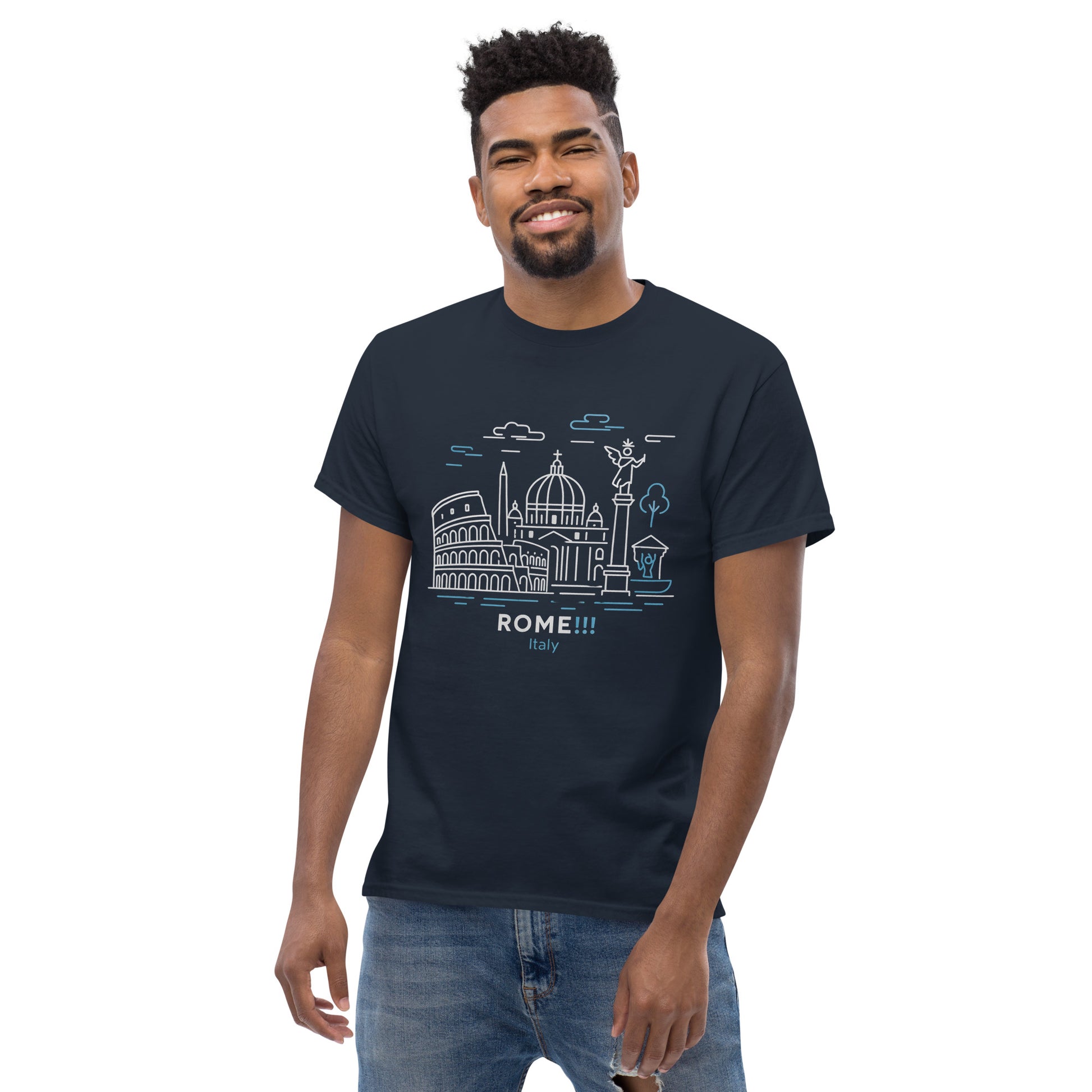 Rome Unisex Classic Tee - Stylish & Comfortable 100% Cotton Shirt -RKM Inspiration - 35509151