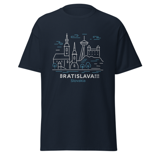 Bratislava - Unisex classic tee with print -RKM Inspiration - 97114219