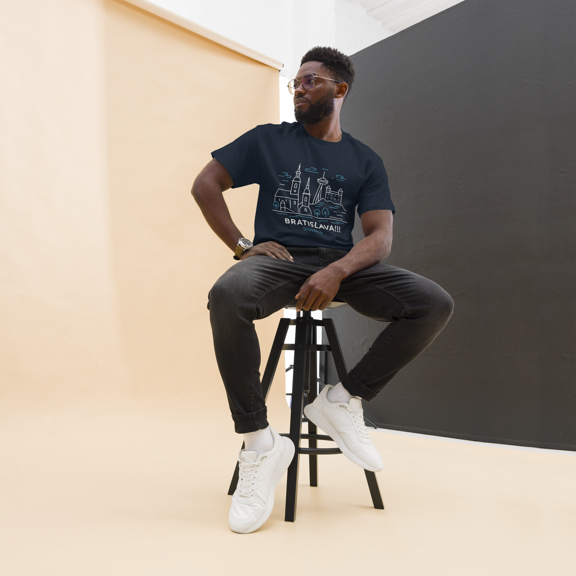 Bratislava - Unisex classic tee with print -RKM Inspiration - 39982505