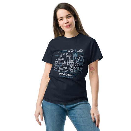 Prague - Unisex classic tee with print -RKM Inspiration - 19952241