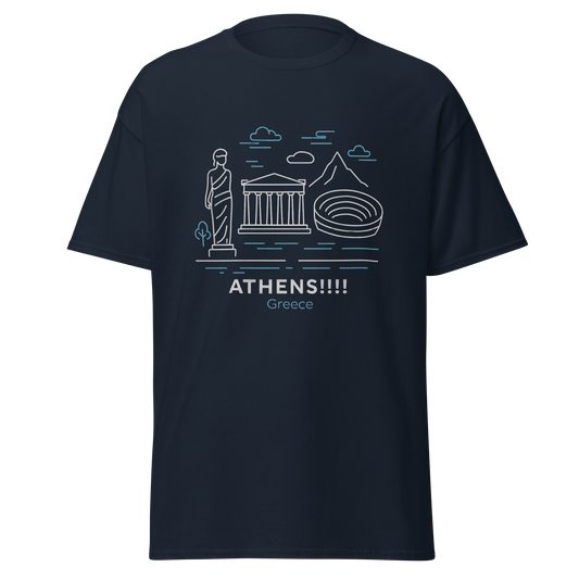 Athens - Unisex classic tee with print -RKM Inspiration - 31805779