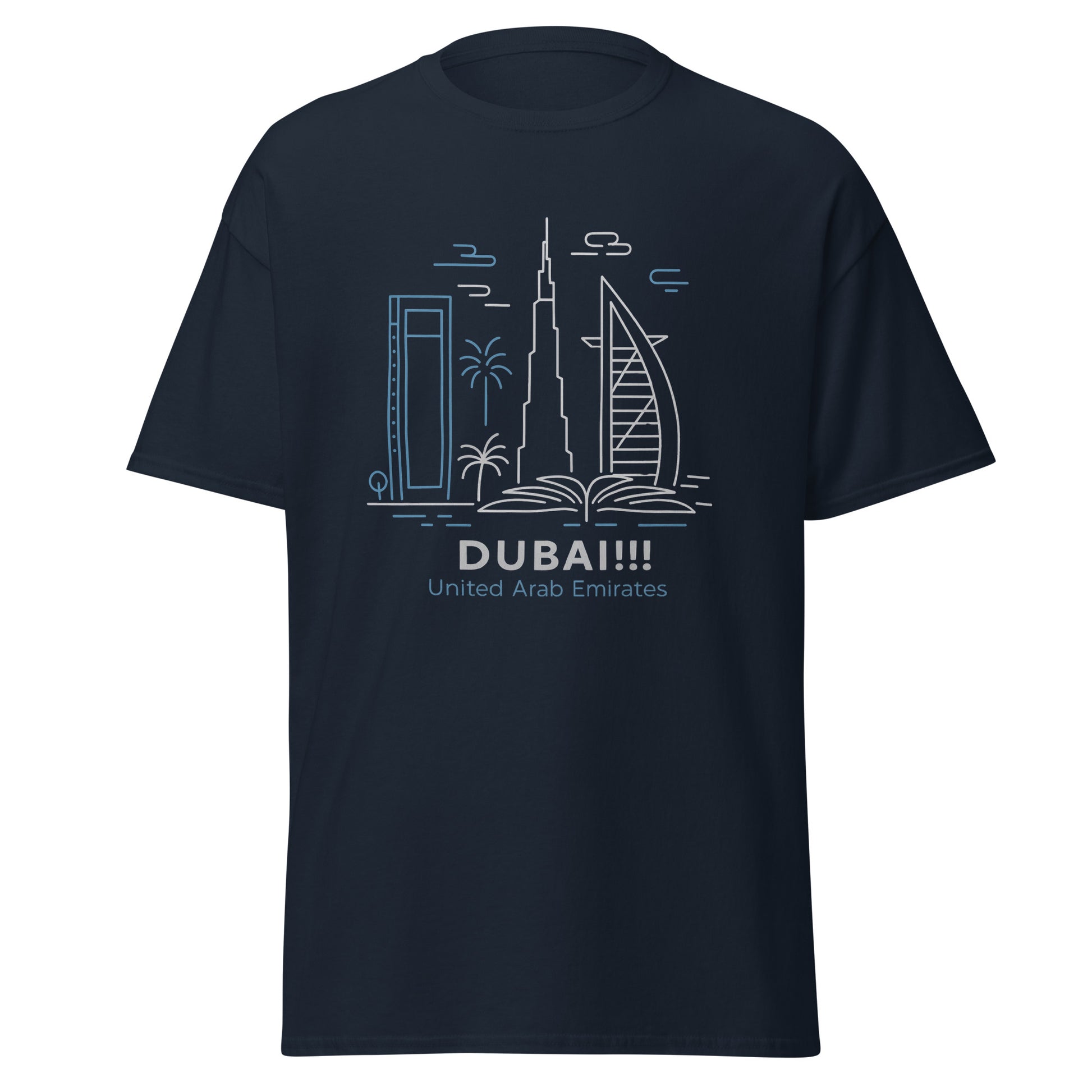 Dubai - Unisex classic tee with print -RKM Inspiration - 98971460