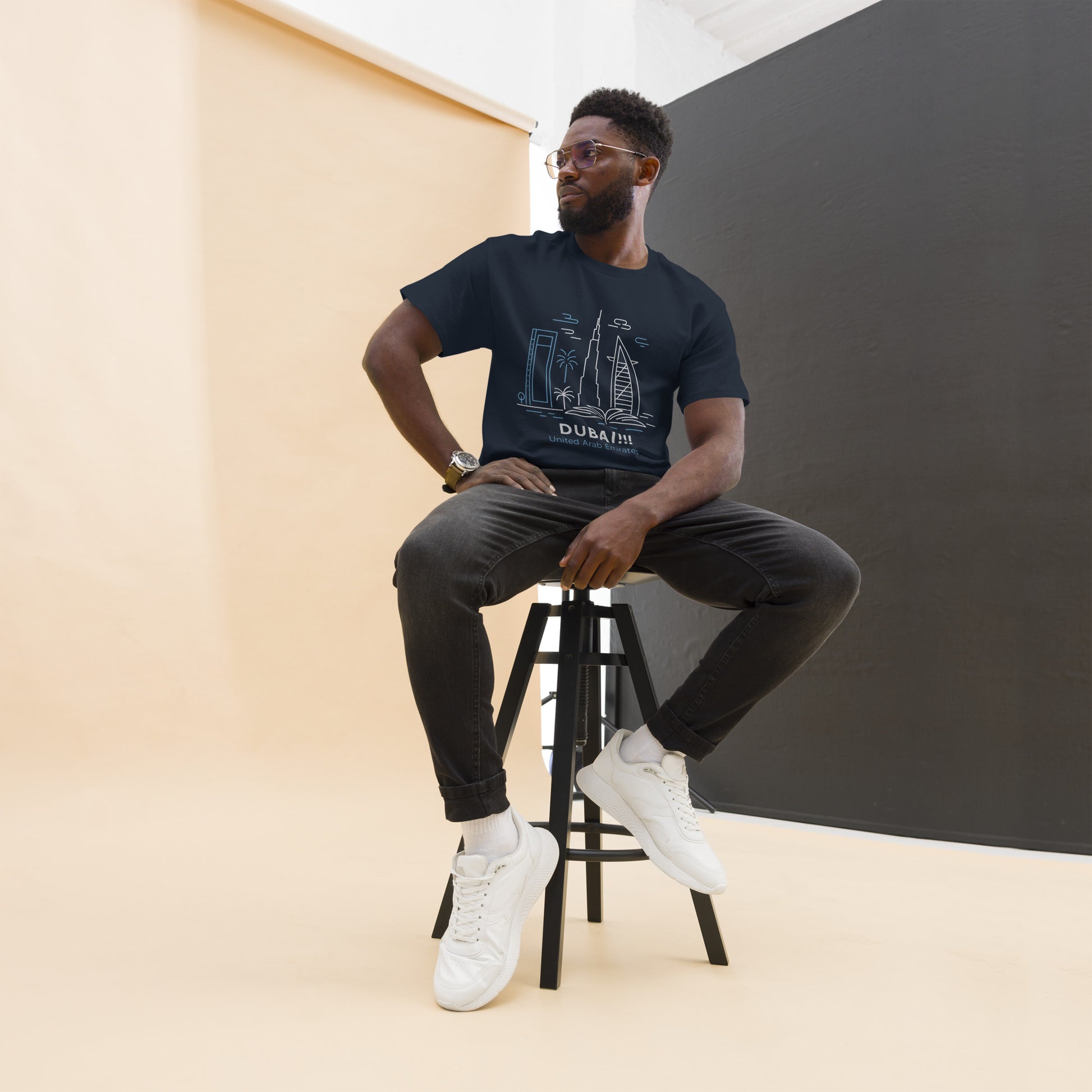 Dubai - Unisex classic tee with print -RKM Inspiration - 33352640