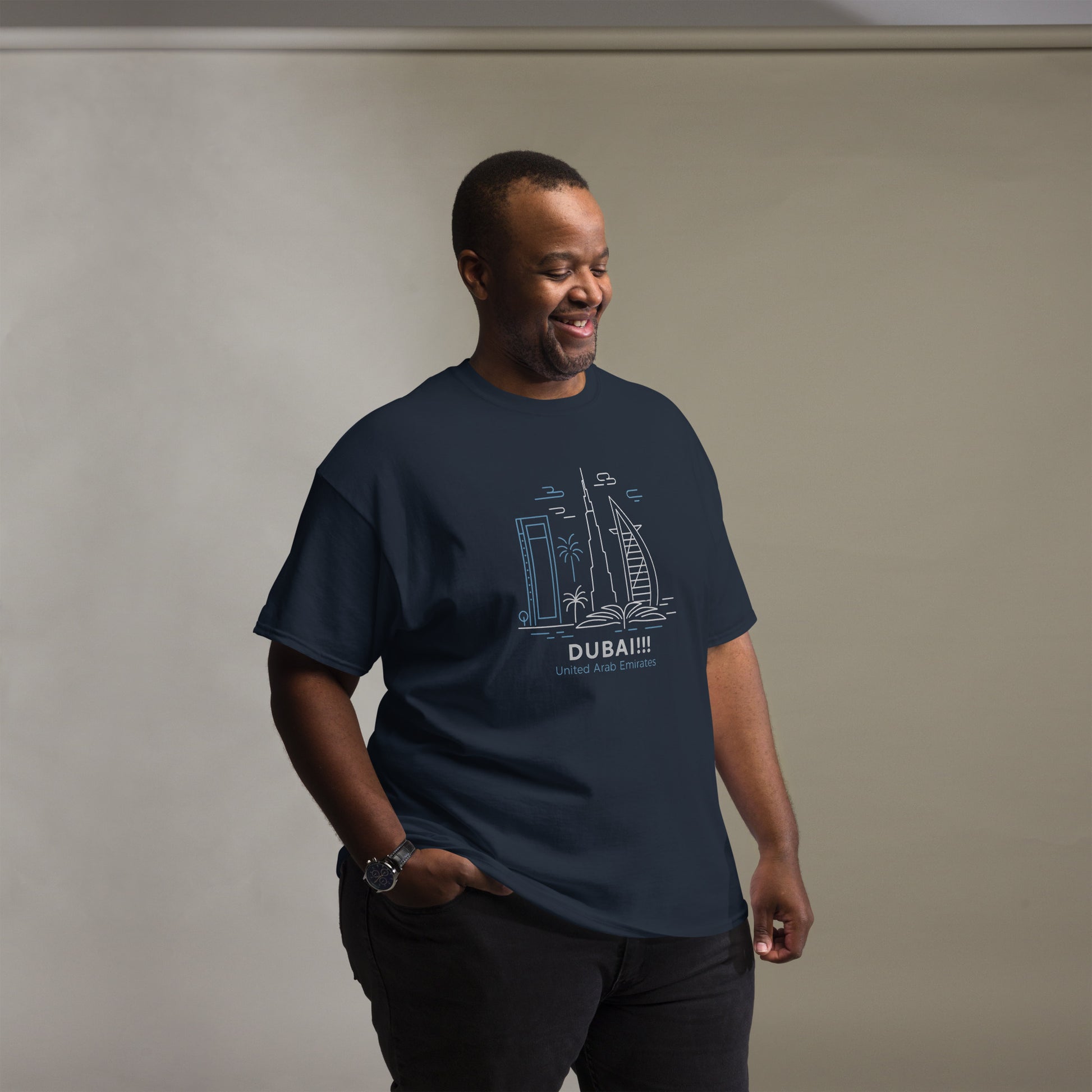 Dubai - Unisex classic tee with print -RKM Inspiration - 63449952