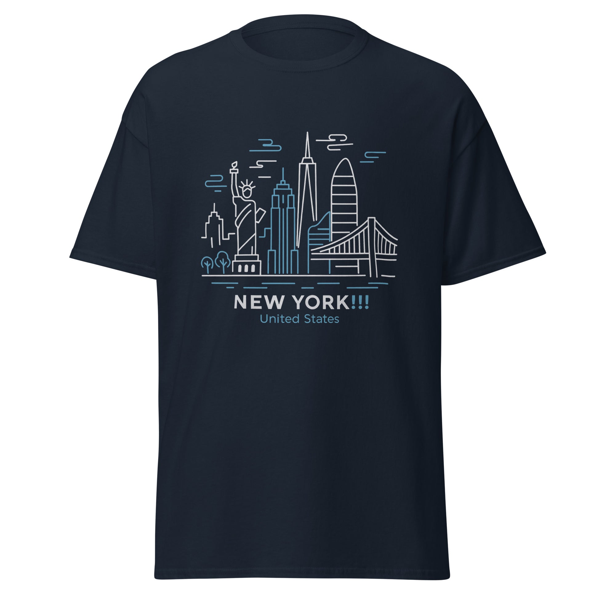 New York - Unisex classic tee with print -RKM Inspiration - 13250181