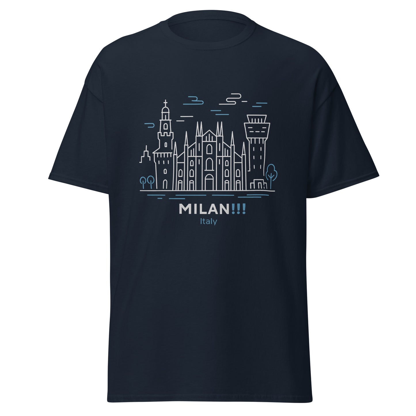 Milan - Unisex classic tee with print -RKM Inspiration - 42238556