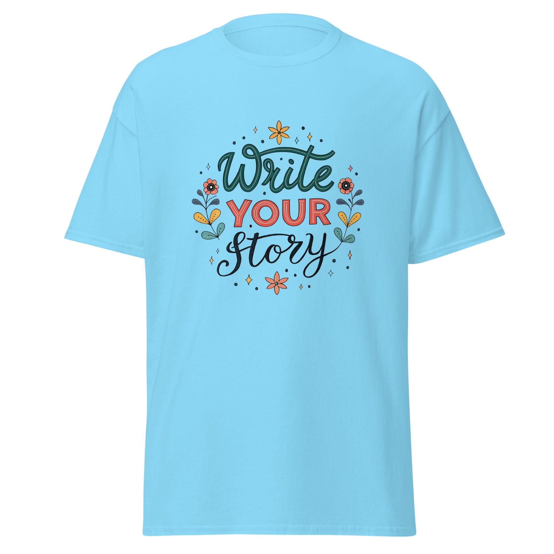 Write Your Story - Unisex classic tee with print -RKM Inspiration - 87106332