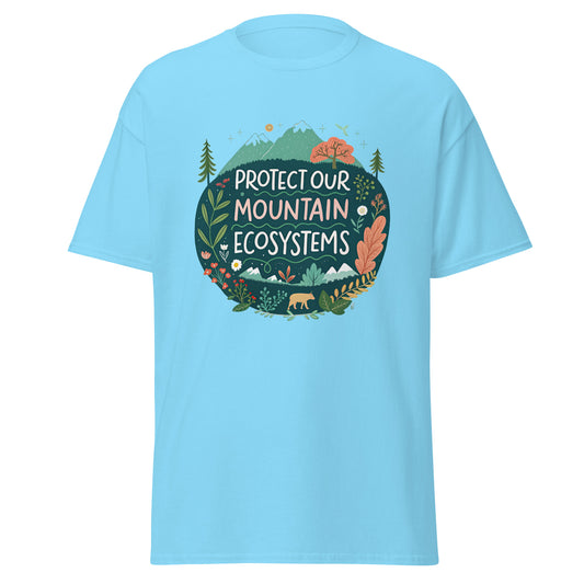 Protect Our Mountains tee with print -RKM Inspiration - 29861451