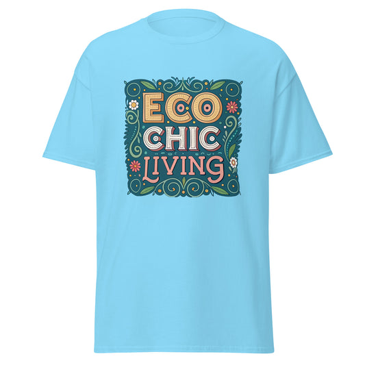 Eco Chic Living - Unisex classic tee with print -RKM Inspiration - 76466310