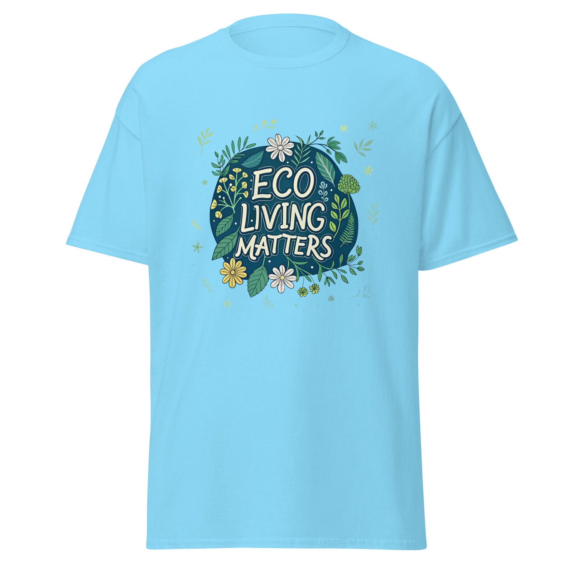 Eco Living Matters - Unisex classic tee with print -RKM Inspiration - 92678663