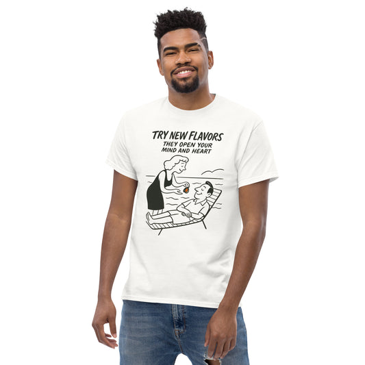 Try New Flavors - Unisex classic tee with print -RKM Inspiration - 38265080