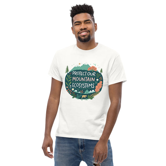 Protect Our Mountains tee with print -RKM Inspiration - 74988396