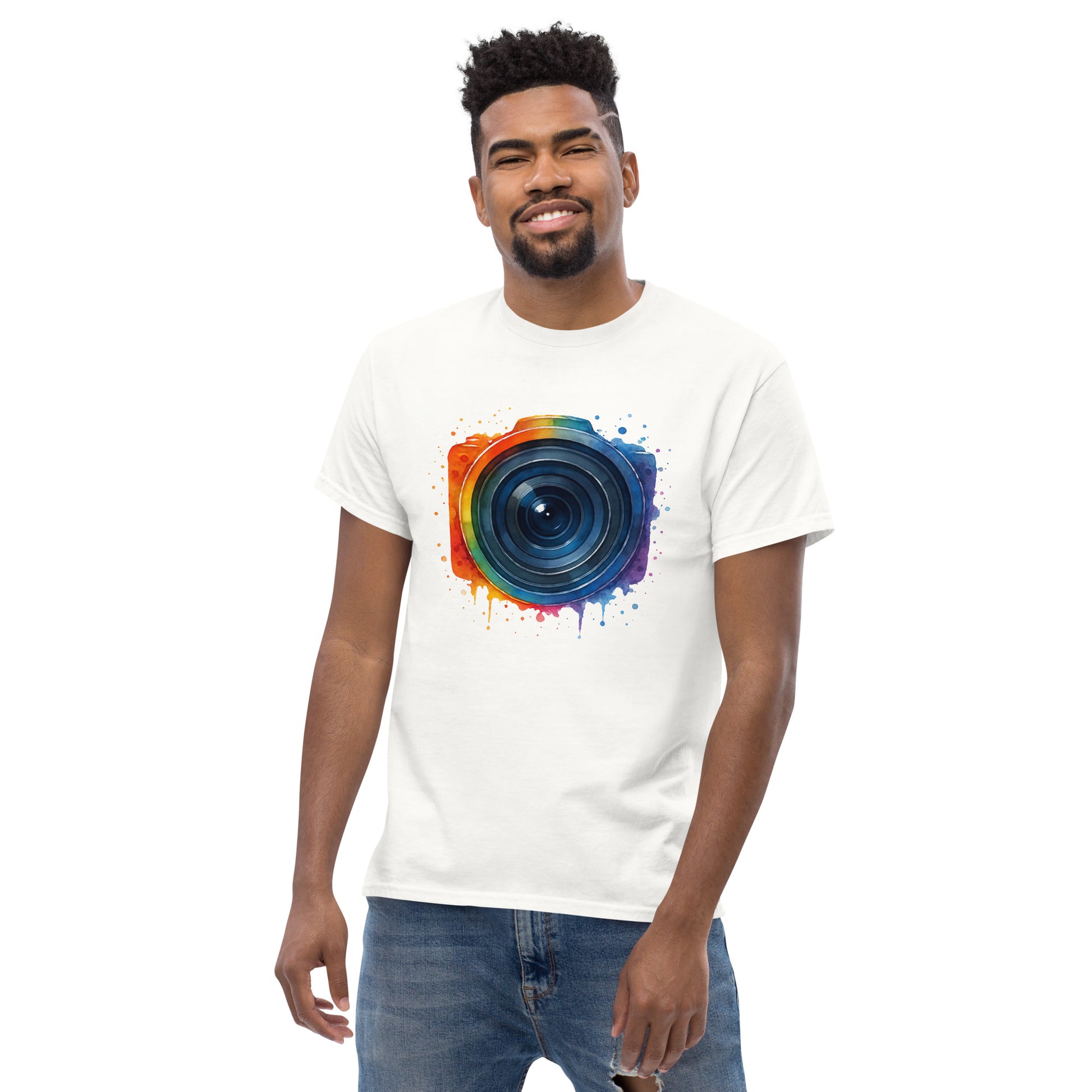Camera - Unisex classic tee with print -RKM Inspiration - 21706911