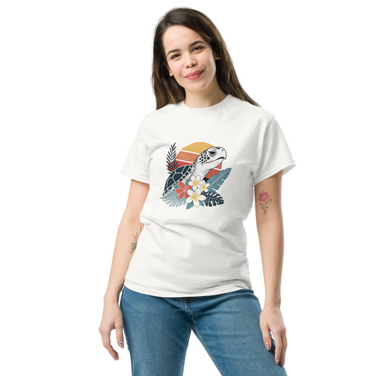 Tahiti Turtle - Unisex classic tee with print -RKM Inspiration - 76635519